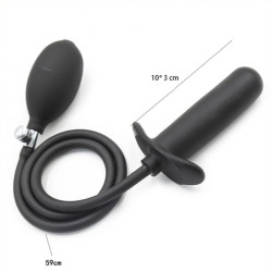 InflateGear Plug gonflable Butt Inflator 10 x 2.5 cm
